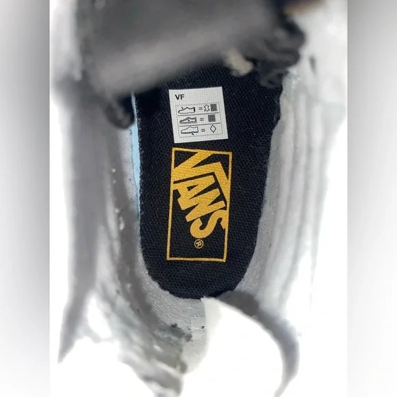 Vans Toddler Black High-Top Sneakers with Floral Print - Picture 5 of 9